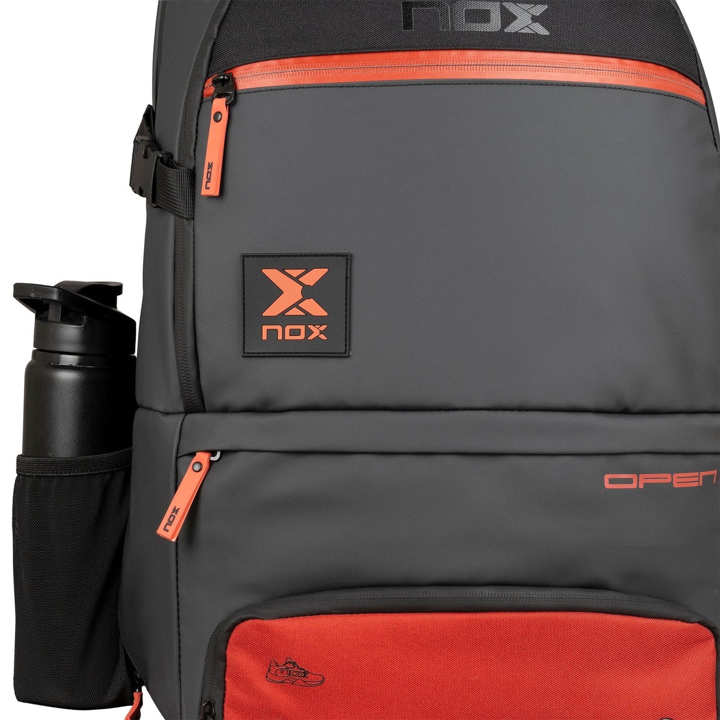 2024 Nox Luxury Open Series Padel Backpack (Black/Red)