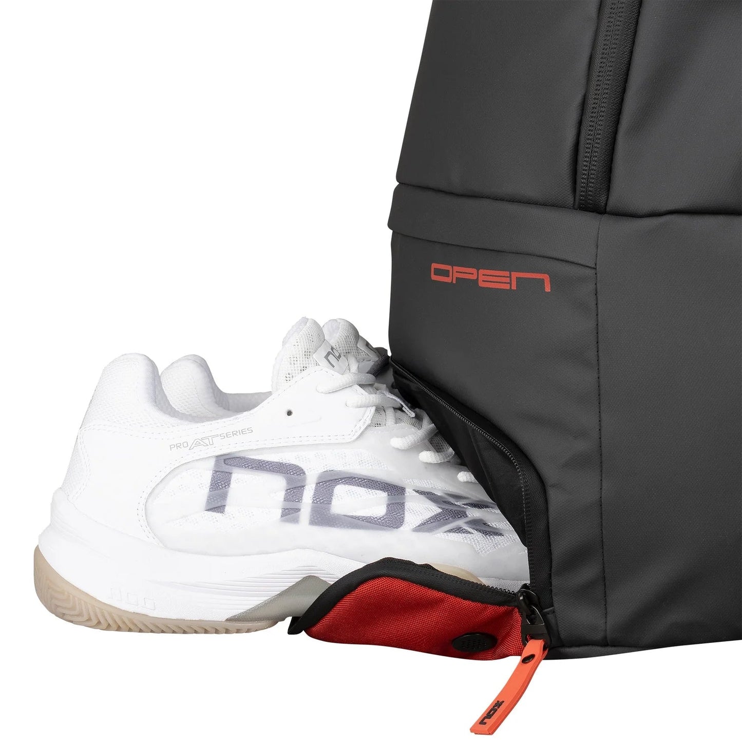 2024 Nox Luxury Open Series Padel Backpack (Black/Red)