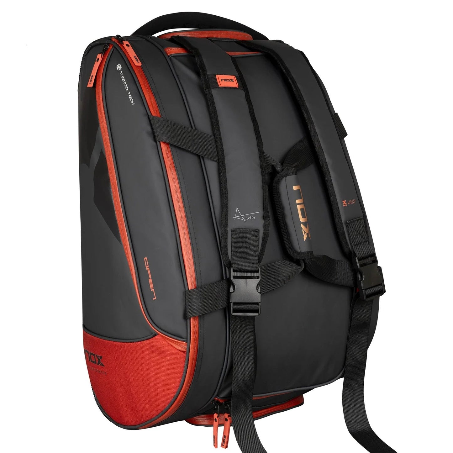 2024 Nox Luxury Open Series Padel Bag (Black/Red)