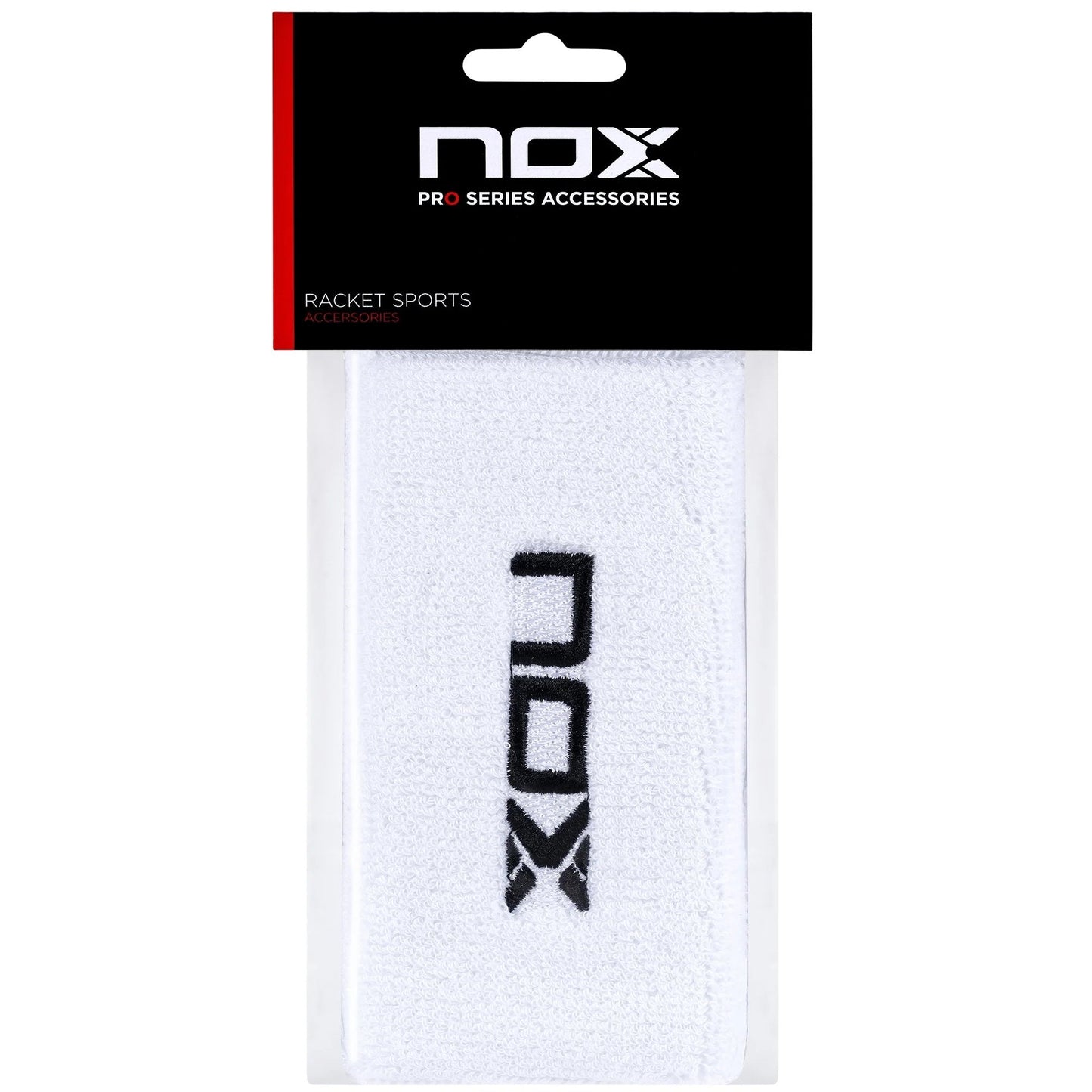 Nox Large Wristband (White/Black Logo)