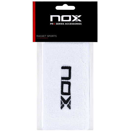 Nox Large Wristband (White/Black Logo)